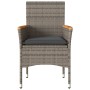 Sillones de jardín con cojines 2 uds ratán sintético gris de , Sillas de jardín - Ref: Foro24-368120, Precio: 146,40 €, Descu...