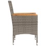 Sillones de jardín con cojines 2 uds ratán sintético gris de , Sillas de jardín - Ref: Foro24-368120, Precio: 146,40 €, Descu...