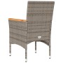 Sillones de jardín con cojines 2 uds ratán sintético gris de , Sillas de jardín - Ref: Foro24-368120, Precio: 146,40 €, Descu...