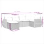 Set de muebles de jardín 6 pzas y cojines ratán sintético gris de , Conjuntos de jardín - Ref: Foro24-3264106, Precio: 388,94...