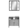 Set de muebles de baño 2 pzas madera contrachapada gris sonoma de , Muebles de baño - Ref: Foro24-3214718, Precio: 119,19 €, ...