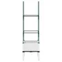 Jardinera con enrejado PP blanco 40x40x142,5 cm de , Maceteros y jardineras - Ref: Foro24-367949, Precio: 26,60 €, Descuento: %