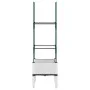 Jardinera con enrejado PP blanco 40x40x142,5 cm de , Maceteros y jardineras - Ref: Foro24-367949, Precio: 26,60 €, Descuento: %
