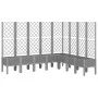 Jardinera con enrejado PP gris claro 200x160x142 cm de , Maceteros y jardineras - Ref: Foro24-367942, Precio: 238,01 €, Descu...