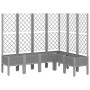 Jardinera con enrejado PP gris claro 160x120x142 cm de , Maceteros y jardineras - Ref: Foro24-367937, Precio: 179,78 €, Descu...
