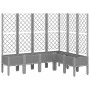 Jardinera con enrejado PP gris claro 160x120x142 cm de , Maceteros y jardineras - Ref: Foro24-367937, Precio: 151,89 €, Descu...