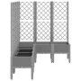 Jardinera con enrejado PP gris claro 160x120x142 cm de , Maceteros y jardineras - Ref: Foro24-367937, Precio: 151,89 €, Descu...