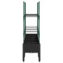 Jardinera con enrejado PP negro 160x40x142,5 cm de , Maceteros y jardineras - Ref: Foro24-367963, Precio: 107,96 €, Descuento: %