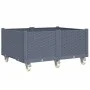 Jardinera con ruedas PP gris 100x80x54 cm de , Maceteros y jardineras - Ref: Foro24-367977, Precio: 159,16 €, Descuento: %