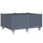 Jardinera con ruedas PP gris 100x80x54 cm de , Maceteros y jardineras - Ref: Foro24-367977, Precio: 161,85 €, Descuento: %