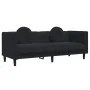 Sofá con cojines 3 plazas terciopelo negro de , Sofás - Ref: Foro24-372647, Precio: 297,95 €, Descuento: %