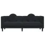 Sofa mit Kissen 3 Quadrate schwarz Samt von , Sofas - Ref: Foro24-372647, Preis: 297,95 €, Rabatt: %