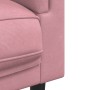 Sofá con cojines 3 plazas terciopelo rosa de , Sofás - Ref: Foro24-372645, Precio: 298,92 €, Descuento: %