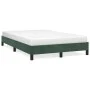 Estructura de cama terciopelo verde 120x190 cm de , Camas y somieres - Ref: Foro24-379505, Precio: 94,80 €, Descuento: %