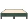 Estructura de cama terciopelo verde 120x190 cm de , Camas y somieres - Ref: Foro24-379505, Precio: 94,80 €, Descuento: %