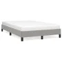 Light gray fabric bed frame 120x190 cm by , Beds and slatted bases - Ref: Foro24-379482, Price: 94,84 €, Discount: %
