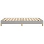 Estructura de cama tela gris claro 120x190 cm de , Camas y somieres - Ref: Foro24-379489, Precio: 93,07 €, Descuento: %