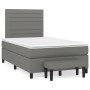 Cama box spring con colchón tela gris oscuro 120x190 cm de , Camas y somieres - Ref: Foro24-3270363, Precio: 428,88 €, Descue...