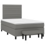 Cama box spring con colchón tela gris oscuro 120x190 cm de , Camas y somieres - Ref: Foro24-3270363, Precio: 428,88 €, Descue...