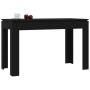 Mesa de comedor de madera contrachapada negro 120x60x76 cm de vidaXL, Mesas de cocina y de comedor - Ref: Foro24-800757, Prec...