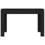 Mesa de comedor de madera contrachapada negro 120x60x76 cm de vidaXL, Mesas de cocina y de comedor - Ref: Foro24-800757, Prec...