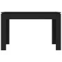 Mesa de comedor de madera contrachapada negro 120x60x76 cm de vidaXL, Mesas de cocina y de comedor - Ref: Foro24-800757, Prec...