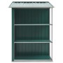 Cobertizo de jardín con estante hierro verde 205x130x183 cm de vidaXL, Cobertizos - Ref: Foro24-47104, Precio: 307,88 €, Desc...