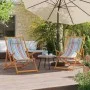 Sillas de playa plegables 2 unidades tela multicolor de , Sillas de jardín - Ref: Foro24-3214483, Precio: 143,35 €, Descuento: %