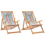 Sillas de playa plegables 2 unidades tela multicolor de , Sillas de jardín - Ref: Foro24-3214483, Precio: 146,58 €, Descuento: %