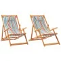 Sillas de playa plegables 2 unidades tela multicolor de , Sillas de jardín - Ref: Foro24-3214483, Precio: 143,35 €, Descuento: %