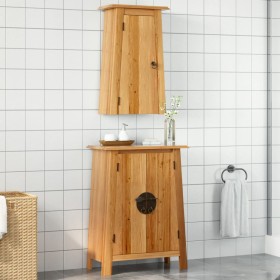 Conjunto de muebles de baño 2 piezas madera maciza de pino de , Muebles de baño - Ref: Foro24-3223458, Precio: 310,52 €, Desc...