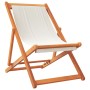 Sillas de playa plegables 2 unidades tela blanco crema de , Sillas de jardín - Ref: Foro24-3214495, Precio: 131,20 €, Descuen...