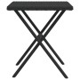Tumbonas con mesita 2 unidades ratán sintético negro de , Tumbonas - Ref: Foro24-368251, Precio: 154,76 €, Descuento: %