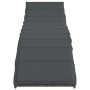 Tumbonas con mesita 2 unidades ratán sintético gris de , Tumbonas - Ref: Foro24-368253, Precio: 158,04 €, Descuento: %