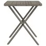 Loungers with table 2 units gray synthetic rattan by , Loungers - Ref: Foro24-368253, Price: 247,07 €, Discount: %
