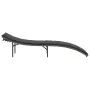Lounger with gray synthetic rattan cushion 55x199x50 cm by , Loungers - Ref: Foro24-368247, Price: 130,34 €, Discount: %