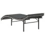 Lounger with gray synthetic rattan cushion 55x199x50 cm by , Loungers - Ref: Foro24-368247, Price: 130,34 €, Discount: %