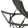 Lounger with gray synthetic rattan cushion 55x199x50 cm by , Loungers - Ref: Foro24-368247, Price: 130,34 €, Discount: %