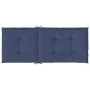 Cojines para silla con respaldo alto 6 uds tela azul marino de , Cojines para sillas y sofás - Ref: Foro24-378613, Precio: 69...