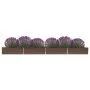 Jardinera de acero galvanizado marrón 600x80x45 cm de vidaXL, Maceteros y jardineras - Ref: Foro24-47074, Precio: 114,83 €, D...
