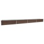 Jardinera de acero galvanizado marrón 600x80x45 cm de vidaXL, Maceteros y jardineras - Ref: Foro24-47074, Precio: 109,18 €, D...