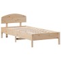 Estructura de cama con cabecero madera maciza pino 100x200 cm de , Camas y somieres - Ref: Foro24-3207217, Precio: 130,09 €, ...