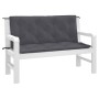 Cojines de banco de jardín 2 uds antracita 120x50x7 cm de , Cojines para sillas y sofás - Ref: Foro24-361678, Precio: 40,17 €...
