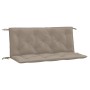 Cojines de banco de jardín 2 uds tela Oxford taupé 120x50x7 cm de , Cojines para sillas y sofás - Ref: Foro24-361686, Precio:...