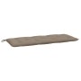 Cojines de banco de jardín 2 uds tela Oxford taupé 120x50x7 cm de , Cojines para sillas y sofás - Ref: Foro24-361686, Precio:...