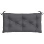 Cojín de banco de jardín tela Oxford gris antracita 110x50x7 cm de , Cojines para sillas y sofás - Ref: Foro24-361811, Precio...