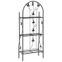 Estante para macetas 3 niveles hierro negro 52x28x128 cm de vidaXL, Soportes para macetas - Ref: Foro24-47097, Precio: 60,62 ...