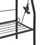 Estante para macetas 3 niveles hierro negro 52x28x128 cm de vidaXL, Soportes para macetas - Ref: Foro24-47097, Precio: 59,79 ...