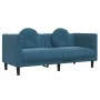 Juego de sofás con cojines 2 piezas terciopelo azul de , Sofás - Ref: Foro24-3209265, Precio: 526,12 €, Descuento: %