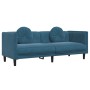 Juego de sofás con cojines 2 piezas terciopelo azul de , Sofás - Ref: Foro24-3209265, Precio: 533,66 €, Descuento: %
